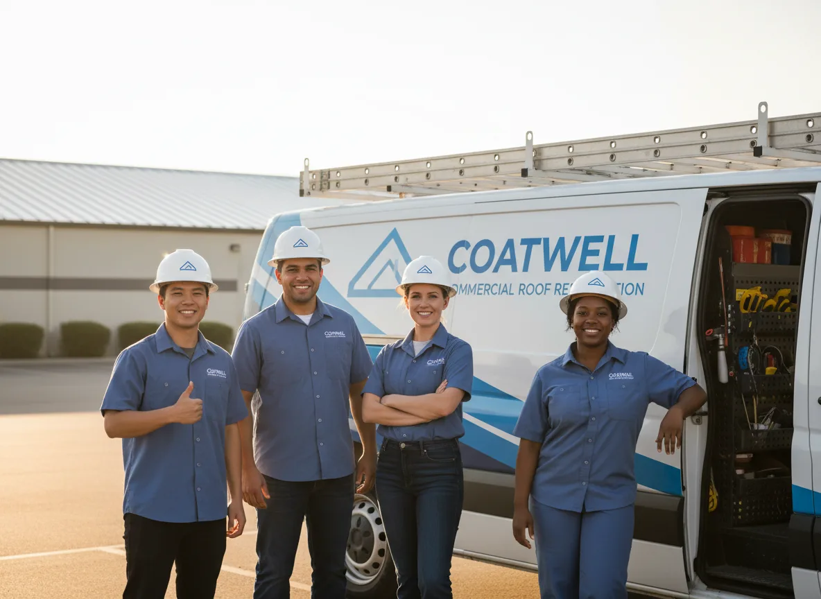 Commercial roof coating company in Doss, TX